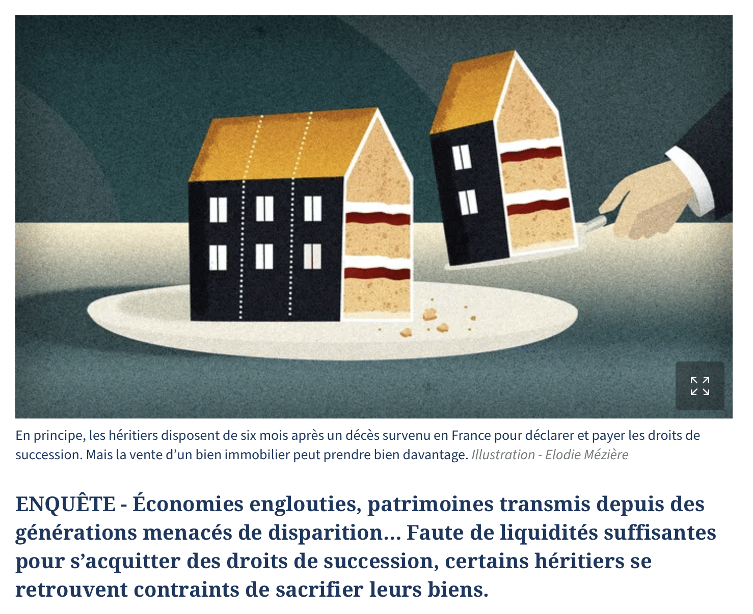 Lire la suite à propos de l’article Maître Cazals témoigne dans le Figaro sur les héritiers étranglés par les droits de succession